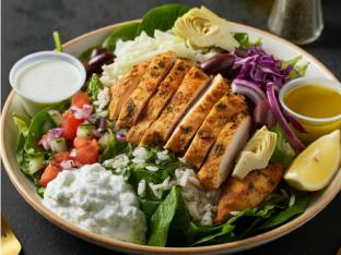 Farmer's Mix-White Basmati Rice | Tzatziki | Lemon Chicken | Lemon + Olive Oil Farmer's Mix-White Basmati Rice | Tzatziki | Lemon Chicken | Lemon + Olive Oil