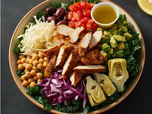 Garbanzo Beans-Kale | Chicken Shawarma | Lemon + Olive Oil Garbanzo Beans-Kale | Chicken Shawarma | Lemon + Olive Oil