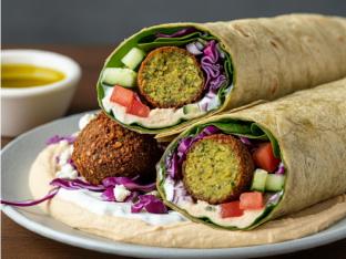 Falafel | Spinach Wrap Falafel | Spinach Wrap