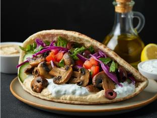 Mushroom Shawarma | Pita Mushroom Shawarma | Pita
