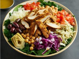AFB - Kale-Garbanzo Beans-Spinach | Chicken Shawarma | Lemon + Olive Oil AFB - Kale-Garbanzo Beans-Spinach | Chicken Shawarma | Lemon + Olive Oil