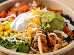 Deluxe Chicken Burrito Bowl Deluxe Chicken Burrito Bowl