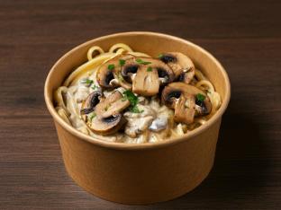 Mushrooms Alfredo Bowl Mushrooms Alfredo Bowl