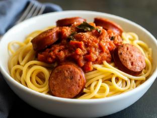 Classic Pasta Bowl with Andouille Sausage Classic Pasta Bowl with Andouille Sausage
