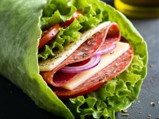 Lettuce Wrapped Vito and BBQ Jimmy Chips