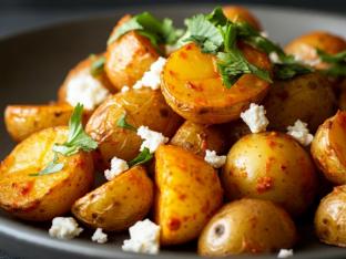 Harissa-Spiced Roasted Potatoes