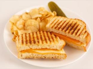 Four Cheese Panini | Fresh Fruit Four Cheese Panini | Fresh Fruit
