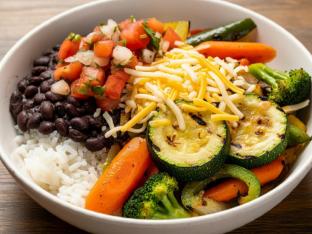 Grilled Veggies Burrito Bowl