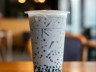 Black Sesame Milk Tea [Less Sweet]