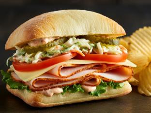Deluxe Smoked Turkey with Swiss Cheese