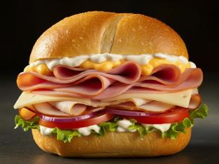 Ham and Turkey Sandwich Ham and Turkey Sandwich