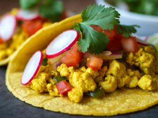 Gluten Free Vegan Breakfast Taco