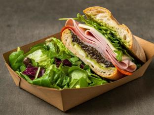 Cold Cut Italiano Sandwich and Salad Boxed Meal [Small]