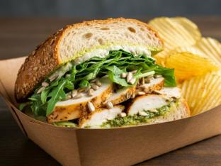 Chicken Caesar Sandwich Boxed Meal [Small]
