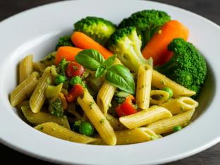 Gluten Free Rotini Pesto with Vegetables Gluten Free Rotini Pesto with Vegetables