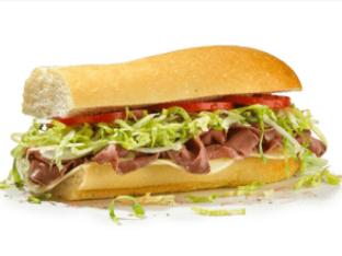 Roast Beef and Provolone Sub Meal Roast Beef and Provolone Sub Meal