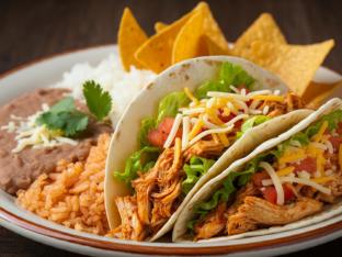 Shredded Chicken Tacos (Flour) [Small]