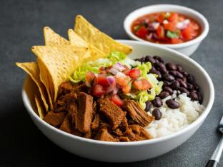 Plant Based Pork Palmera Burrito Bowl (Large) Plant Based Pork Palmera Burrito Bowl (Large)