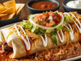 Chile Colorado Deluxe Burrito (Small) Chile Colorado Deluxe Burrito (Small)