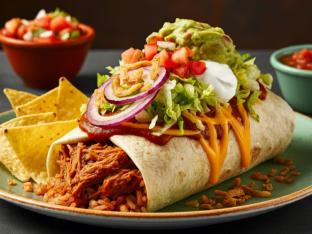 Plant Based Pork Deluxe Burrito (Small) Plant Based Pork Deluxe Burrito (Small)