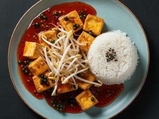 Mapo Tofu Clay Pot With Rice (gluten Free)