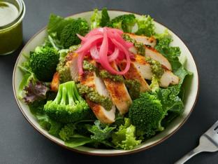 Light Carb Lemon Chicken Salad Bowl