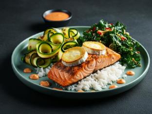 Miso Glazed Salmon Mixed Bowl