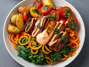 Miso Tofu Mixed Bowl