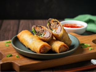 Crispy Pork Egg Rolls