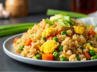 Veggie Fried Rice by the Pan