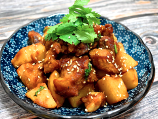 Sweet and Sour Pork Ribs With Rice