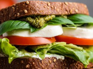 Gluten Free Tomato Mozzarella Sandwich Gluten Free Tomato Mozzarella Sandwich