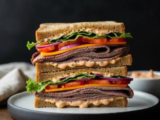 Gluten Free Roast Beef Sandwich Gluten Free Roast Beef Sandwich