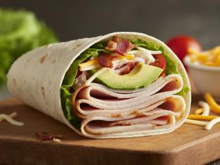 Turkey, Bacon and Avocado Wrap Turkey, Bacon and Avocado Wrap