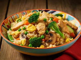 Garlic Chicken and Veggie Fried Rice [Small]