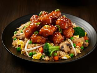 General Tso's Chicken and Veggie Fried Rice [Small]