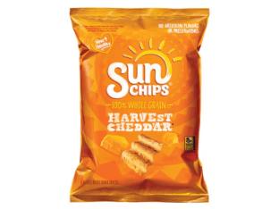 Bag of Harvest Cheddar Sun Chips Bag of Harvest Cheddar Sun Chips