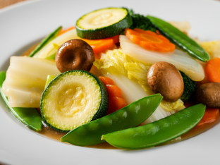 Vegetables with Garlic Sauce Vegetables with Garlic Sauce