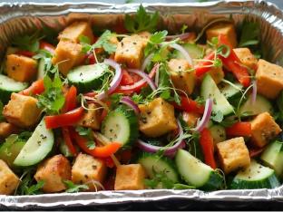 House Salad with Tofu [Large]