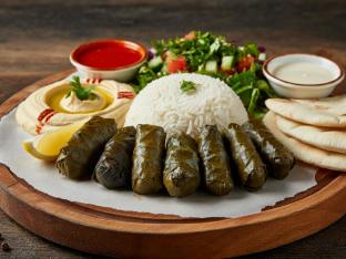 Stuffed Grape Leaves Plate