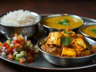 Ghee Makhni Butter Paneer Bowl with Daal Ghee Makhni Butter Paneer Bowl with Daal