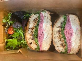 Salumi Sandwich and Salad Boxed Meal [Large]