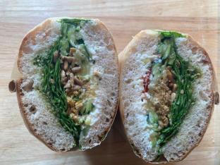 Squash Caprese Sandwich Squash Caprese Sandwich