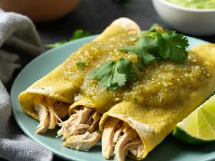 Green Chicken Enchiladas