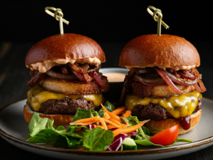 Curveball Sliders with Salad