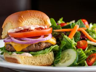 Birdman Sliders with Salad