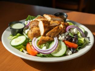 Chicken Gyros Greek Salad
