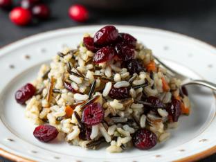 Wild Rice with Cranberries