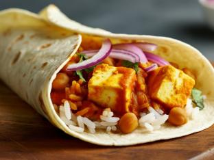 Ghee Butter Chicken Burrito Boxed Meal Ghee Butter Chicken Burrito Boxed Meal