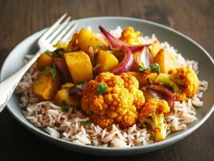 Aloo Gobi with Rice (Allergen Free) [16 oz]